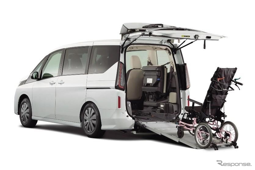 日産セレナ・チェアキャブ・スロープタイプ e-POWER 車いす1名サード仕様・イメージ《写真提供 国交省》