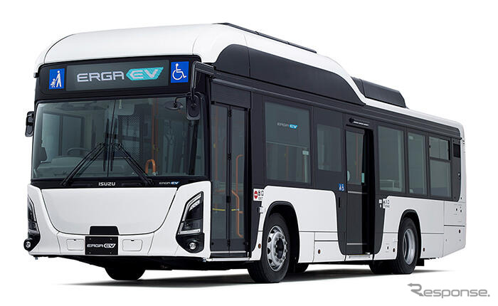 エルガEV:ショートホイールベース、都市型モデル《画像提供 いすゞ自動車》