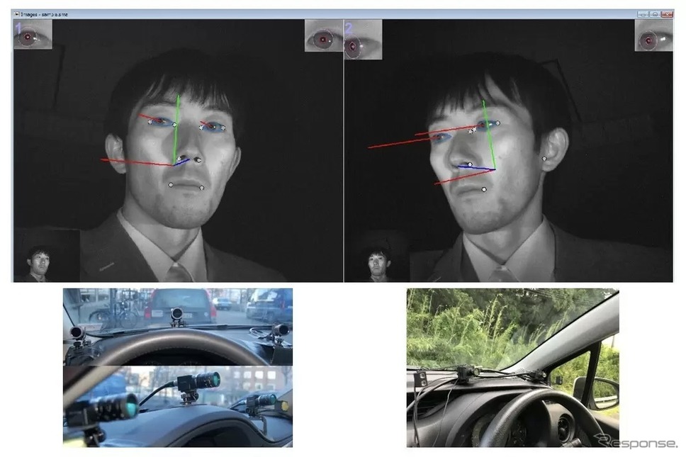 Smart Eye AB:生体計測システム《画像提供 東陽テクニカ》