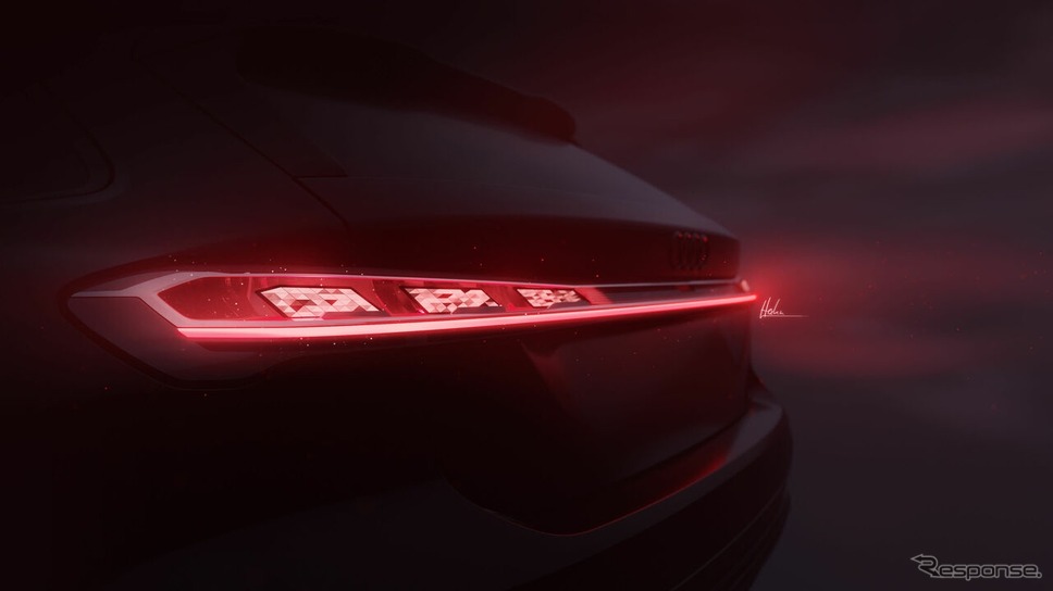 アウディ A5 新型のティザー《photo by Audi》