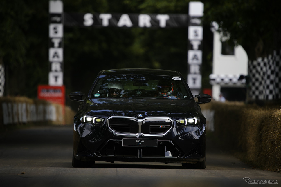 BMW M5 新型（グッドウッド2024）《photo by BMW》