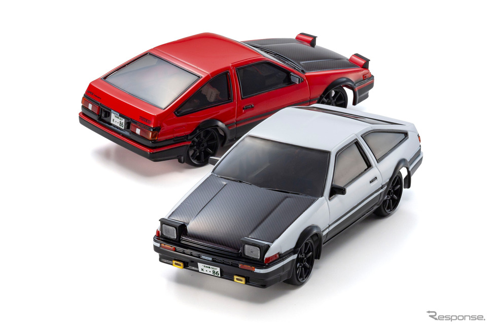 京商から『スプリンタートレノ・AE86』をモチーフにしたトイラジ「ファーストミニッツ」発売《画像提供 京商》