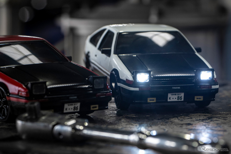 京商から『スプリンタートレノ・AE86』をモチーフにしたトイラジ「ファーストミニッツ」発売《画像提供 京商》