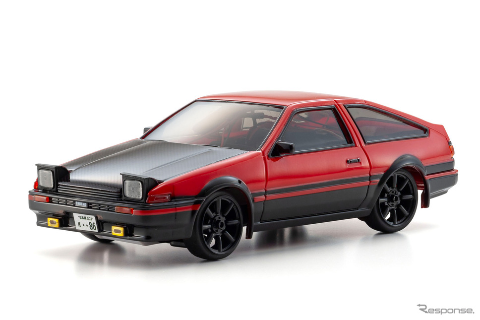 京商から『スプリンタートレノ・AE86』をモチーフにしたトイラジ「ファーストミニッツ」発売《画像提供 京商》