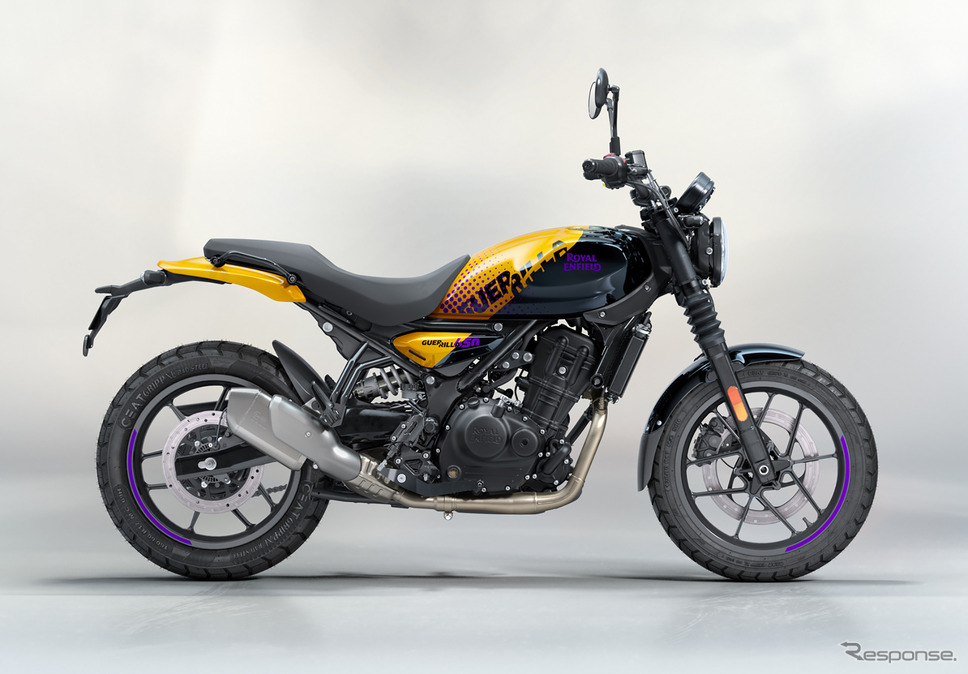 ロイヤルエンフィールドの新型ロードスポーツ『ゲリラ450』《画像提供 ピーシーアイ》