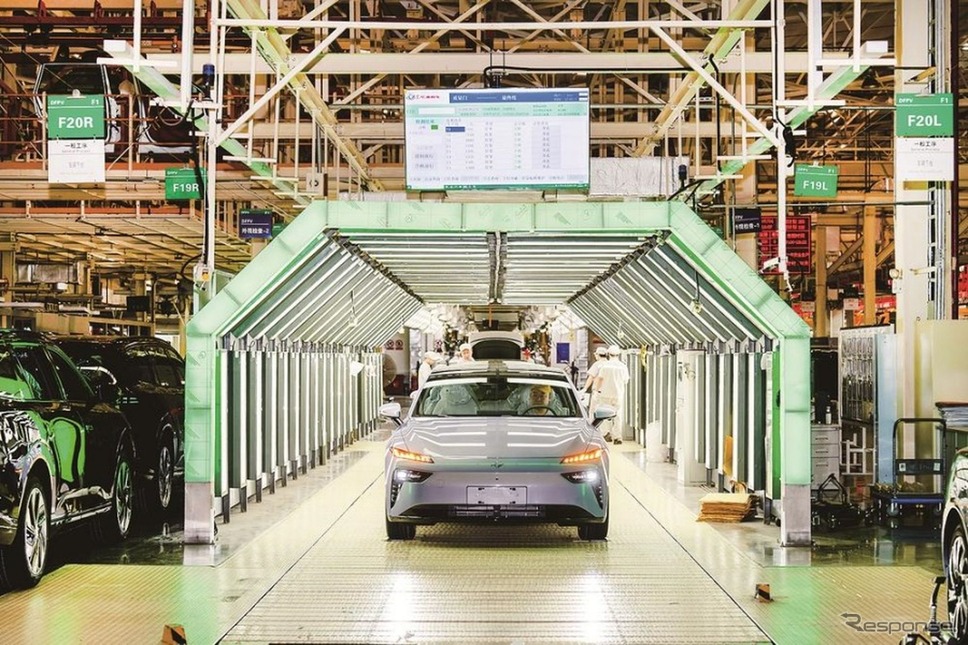 東風奕派の製造ライン《photo by Dongfeng Motor》
