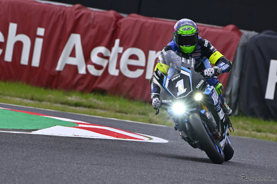 トップ10トライアルで1位となった「#1 YART-YAMAHA」《写真撮影 宮崎壮人》