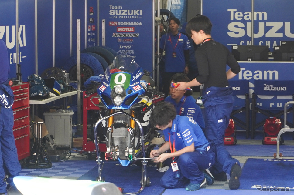 #0 チームスズキCNチャレンジ(鈴鹿8耐2024)《写真撮影 宮崎壮人》