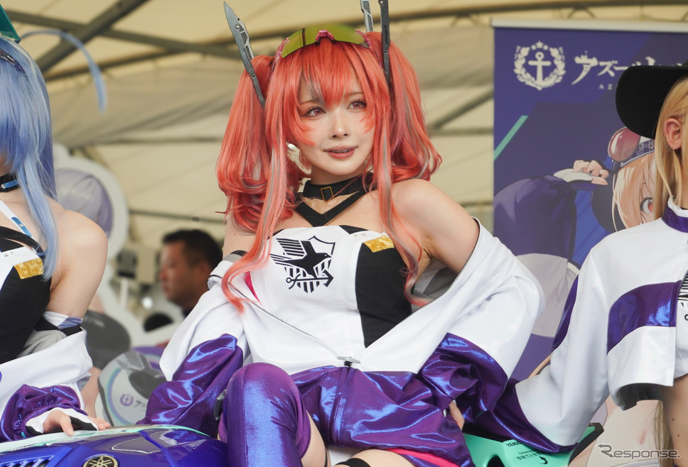 「ブレマートン」に扮するのはシスルさん(鈴鹿8耐2024)《写真撮影 宮崎壮人》