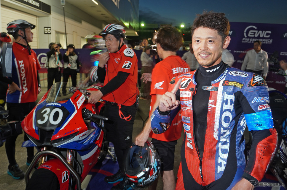 #30 Team HRC with Japan Post 高橋巧選手《写真撮影 宮崎壮人》