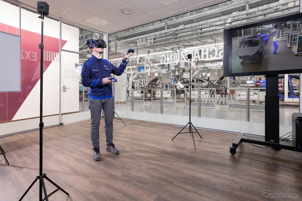 BMWグループが未来の工場を仮想体験できる3Dシミュレーションをドイツ・レーゲンスブルク工場に導入《photo by BMW》