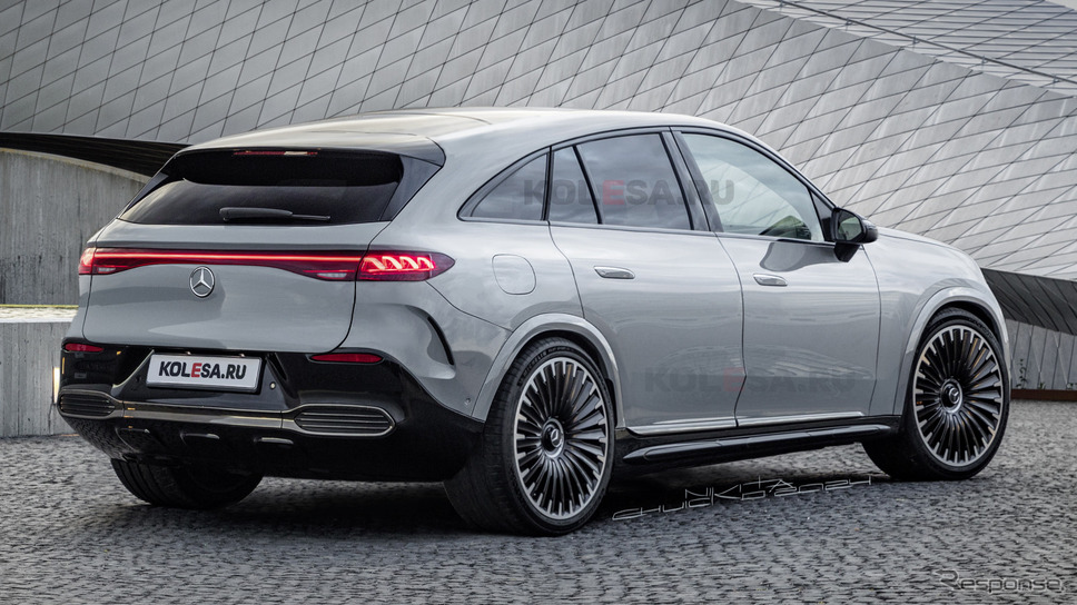 メルセデスベンツ GLC EV 予想CG《KOLESA RU / APOLLO》