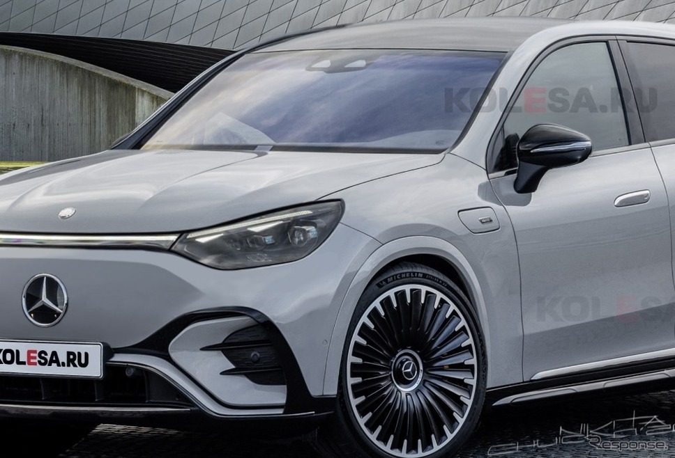 メルセデスベンツ GLC EV 予想CG《KOLESA RU / APOLLO》