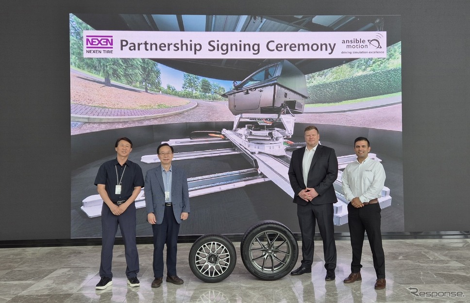 ネクセンタイヤがVRとAI技術を開発に導入《photo by NEXEN TIRE》