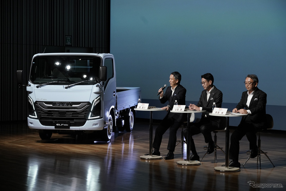 いすゞエルフミオ発表会《写真提供 いすゞ自動車》