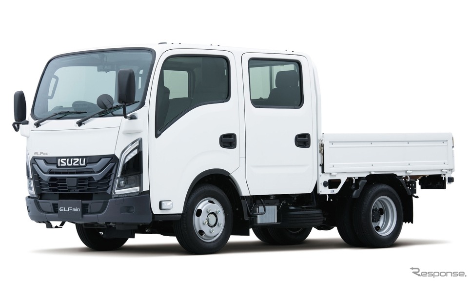いすゞエルフミオ:ダブルキャブ《写真提供 いすゞ自動車》