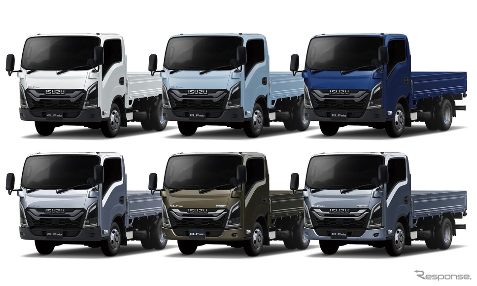 いすゞエルフミオ:カラーバリエーション《写真提供 いすゞ自動車》