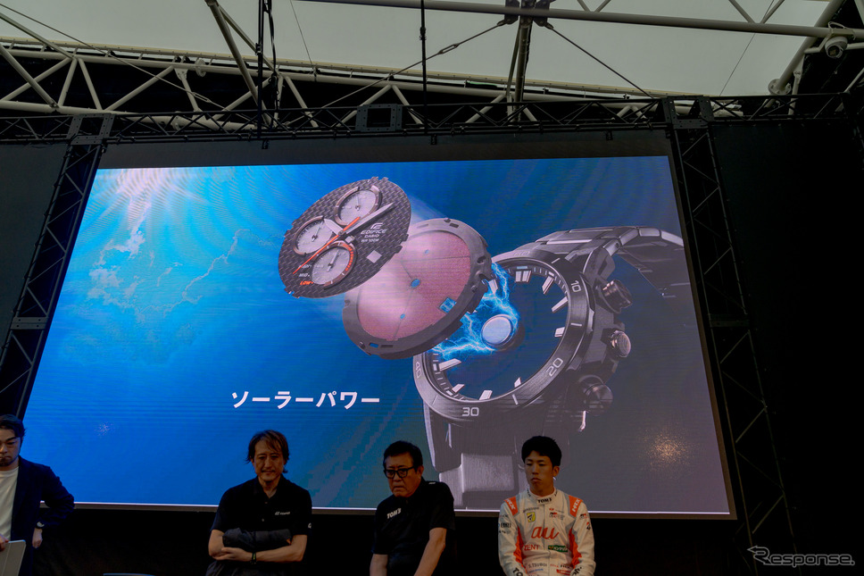機能面でも抜かりはなく、ソーラー充電機能もしっかりと搭載されている。《写真撮影 関口敬文》