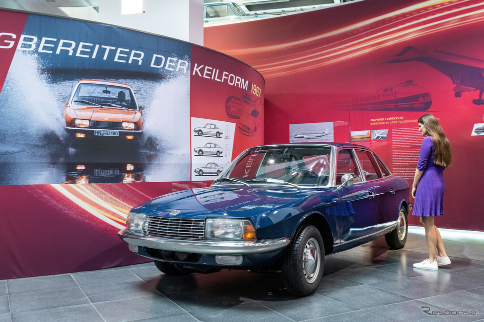 空力をテーマにしたアウディ博物館の特別展「Form vollendet」《photo by Audi》