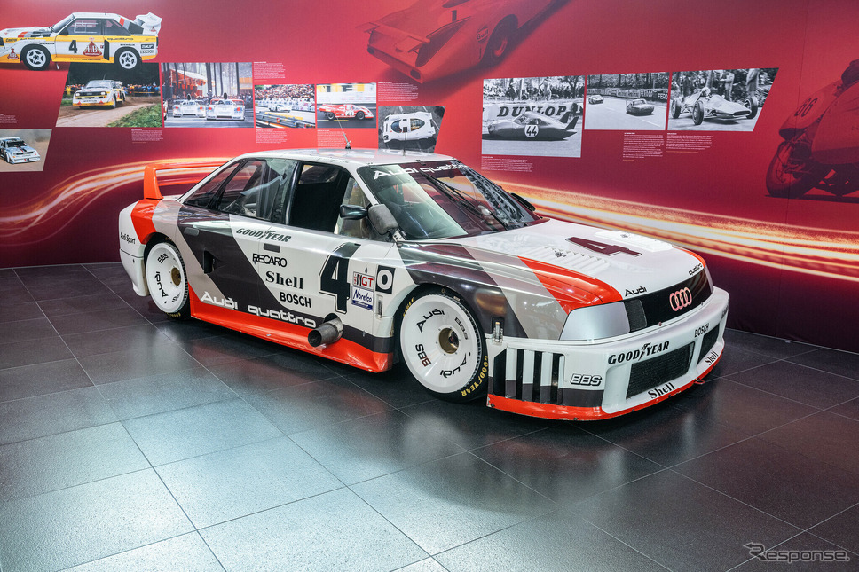 空力をテーマにしたアウディ博物館の特別展「Form vollendet」《photo by Audi》