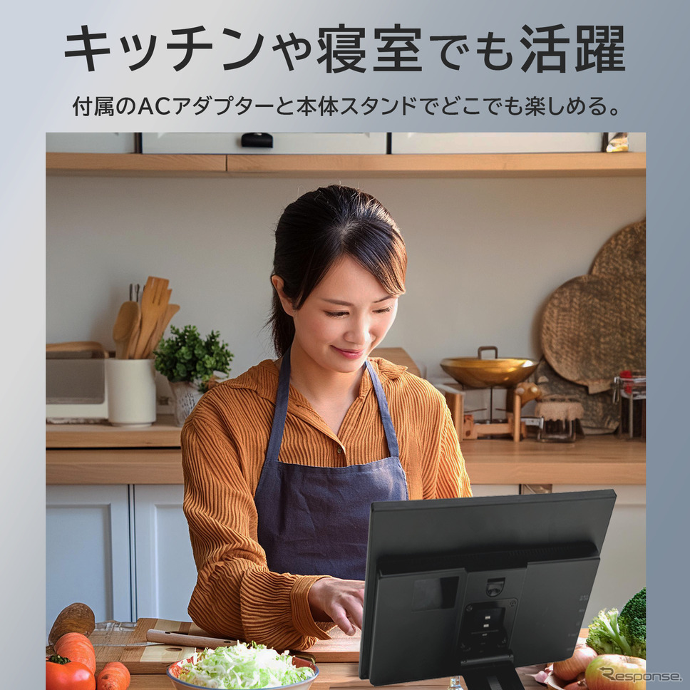 11.6インチ高画質IPSパネル搭載の新型Android TVリアモニター「AN-M011」《画像提供 慶洋エンジニアリング》