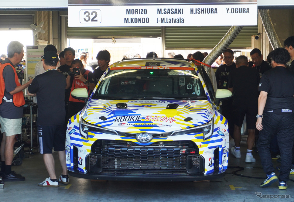 スーパー耐久に参戦する水素エンジンを搭載したGRカローラ《写真撮影 宮崎壮人》