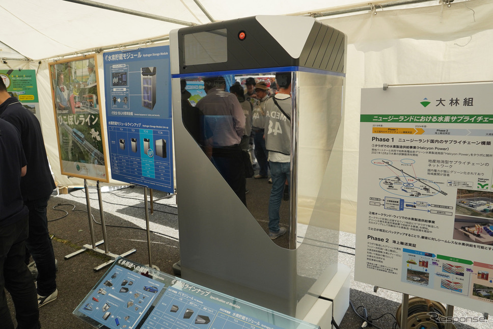 「水素の乾電池」と例えられる水素貯蔵モジュール《写真撮影 宮崎壮人》