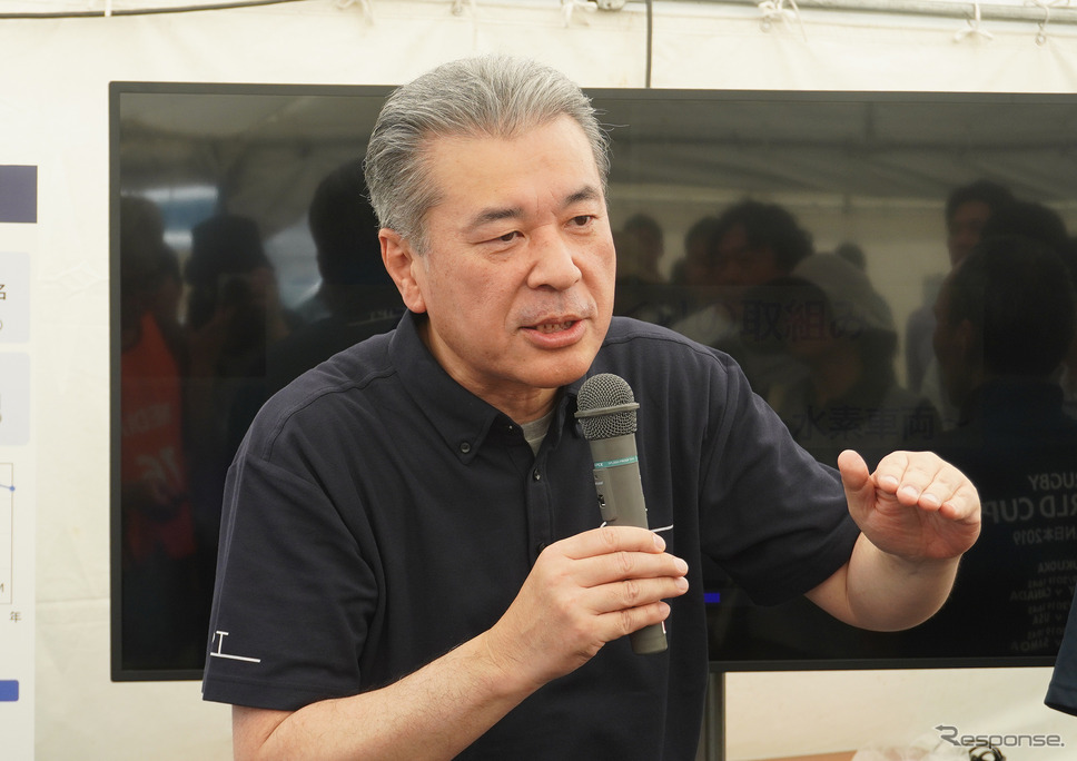 CJPTの中嶋裕樹社長(トヨタ自動車副社長)《写真撮影 宮崎壮人》