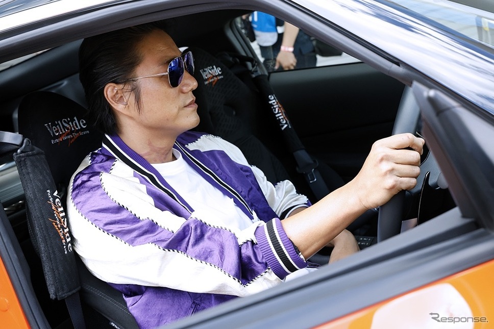 サン・カン(ワイルドスピードでの役名:ハン。FUELFEST JAPAN 2023)《写真提供 Kamiwaza-Japan》