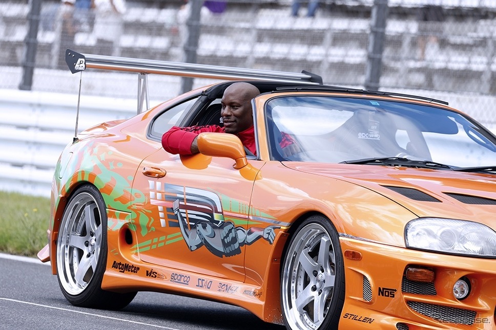 ギブソン(ワイルドスピードでの役名:ローマン。FUELFEST JAPAN 2023)《写真提供 Kamiwaza-Japan》