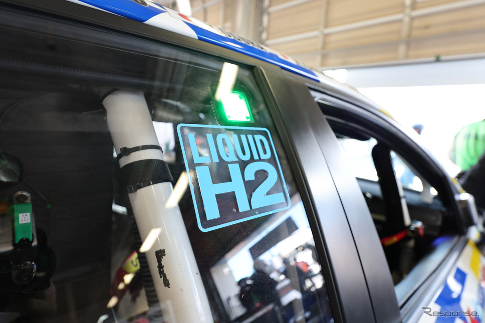スーパー耐久第4戦を走った水素エンジンカローラ《写真提供 トヨタ自動車》