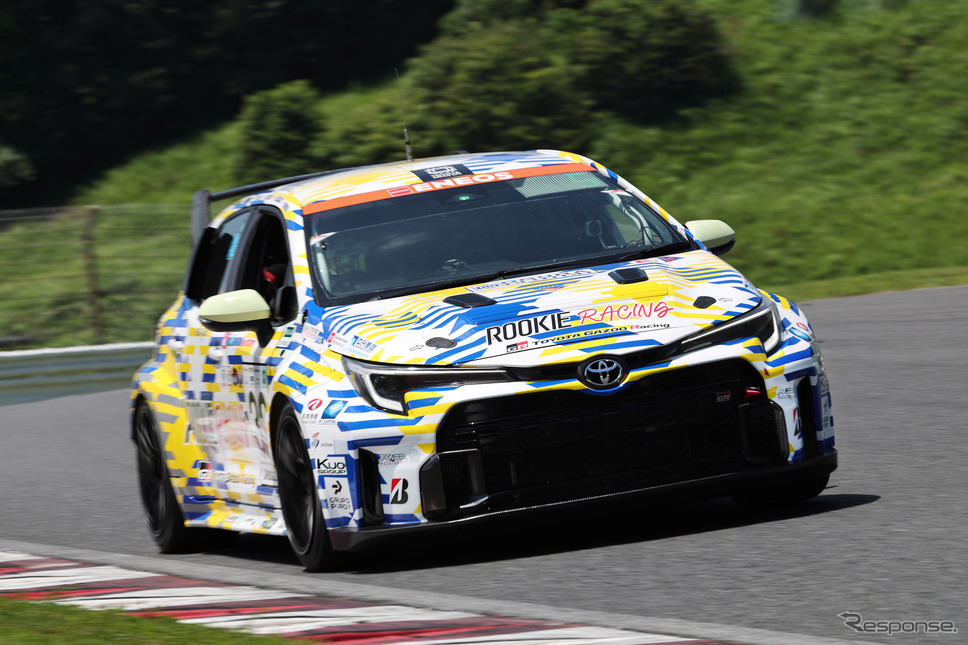 スーパー耐久第4戦を走った水素エンジンカローラ《写真提供 トヨタ自動車》