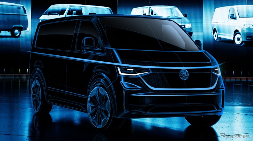 フォルクスワーゲン・トランスポーター 新型のデザインスケッチ《photo by VW》