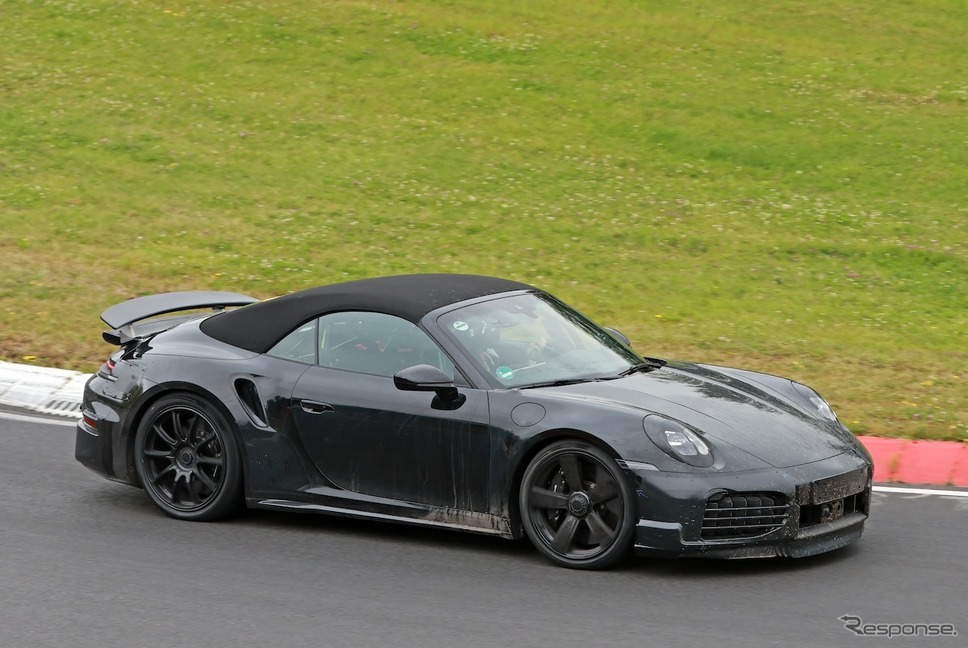 ポルシェ 911 ターボSカブリオレ 改良新型のプロトタイプ《APOLLO NEWS SERVICE》