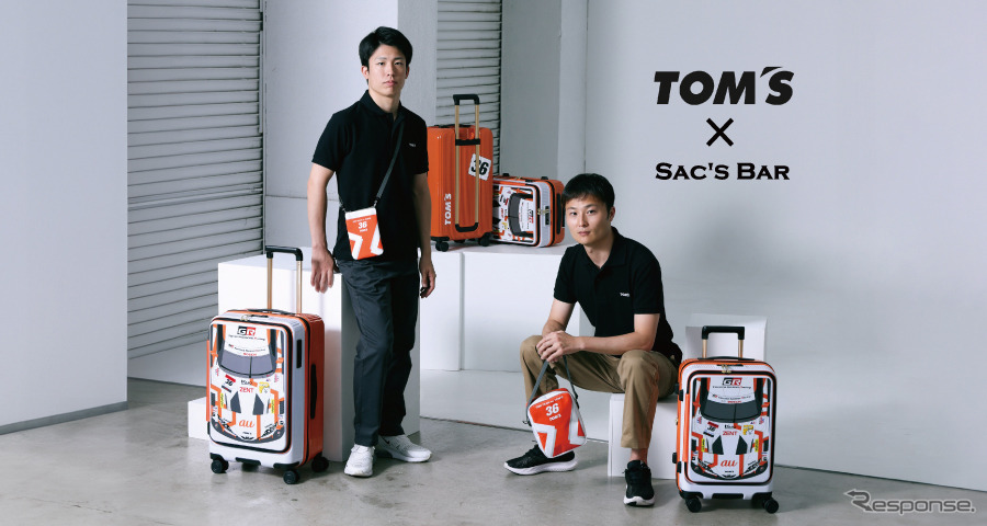 TGR TEAM au TOM’Sのドライバー・坪井翔選手と山下健太選手《画像提供 サックスバーホールディングス》