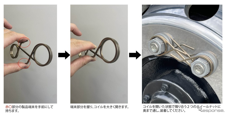 装着手順《画像提供 パーマンコーポレーション》