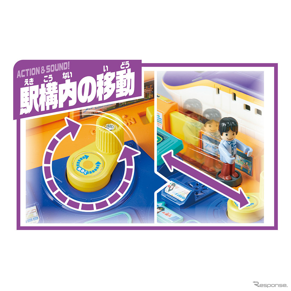 タカラトミーがプラレールセット「ビッグステーション」発売《画像提供 タカラトミー》