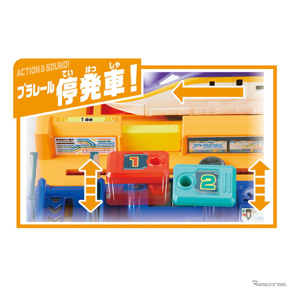 タカラトミーがプラレールセット「ビッグステーション」発売《画像提供 タカラトミー》