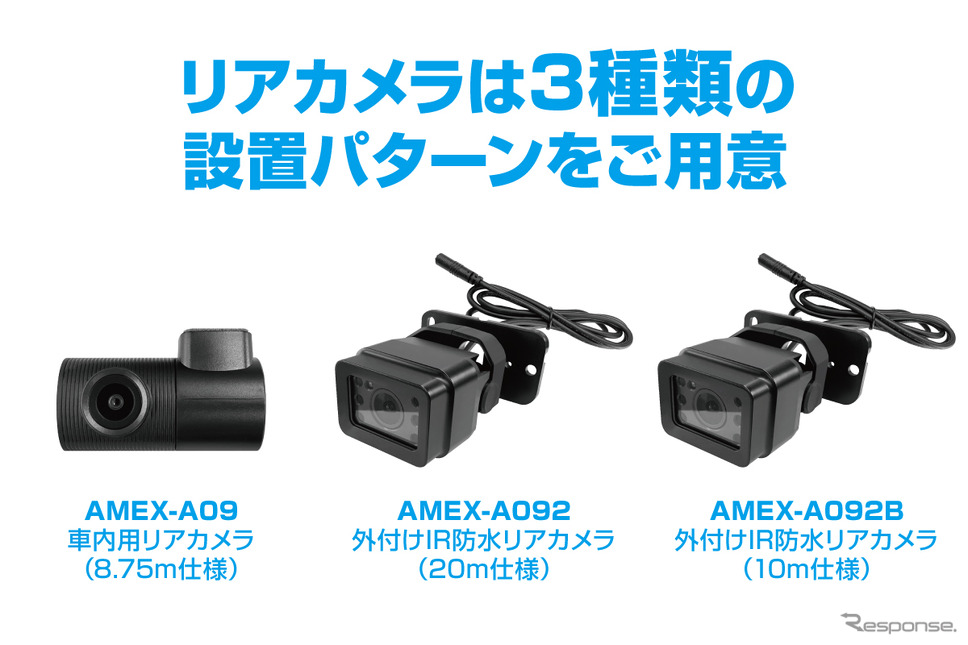 青木製作所AMEXから新型ドライブレコーダー「AMEX-A09」シリーズ発売《画像提供 青木製作所》