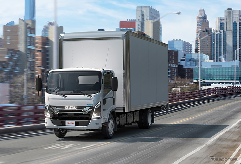 いすゞの新型電動トラック『NRR-EV』《photo by isuzu》
