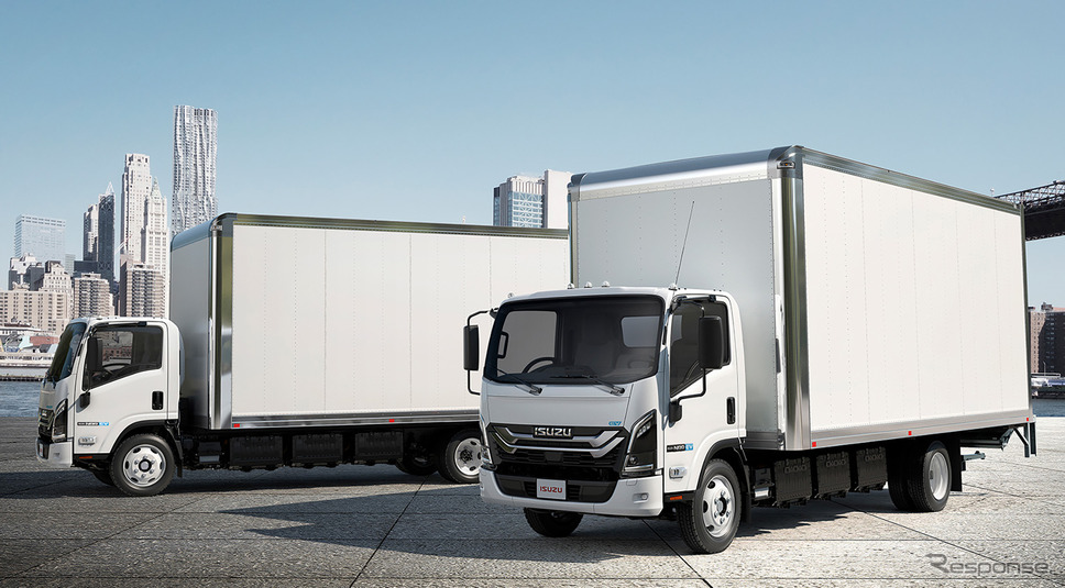 いすゞの新型電動トラック『NRR-EV』《photo by isuzu》