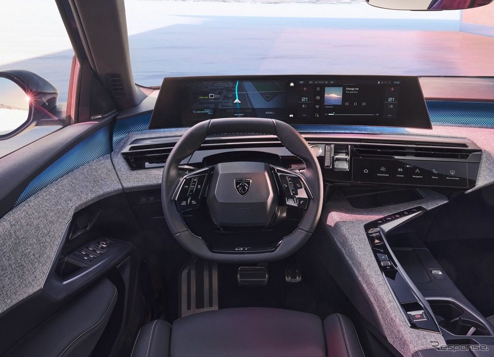 プジョー 3008 新型のEV「E-3008」の最新 i-CockPit《photo by Peugeot》