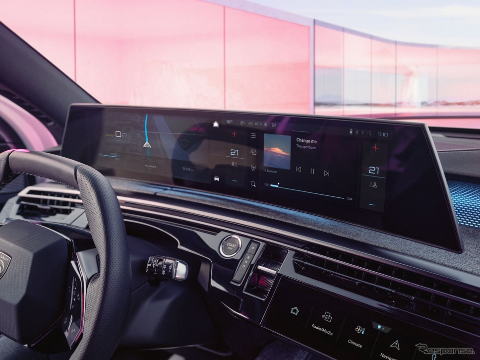 プジョー 3008 新型のEV「E-3008」の最新 i-CockPit《photo by Peugeot》