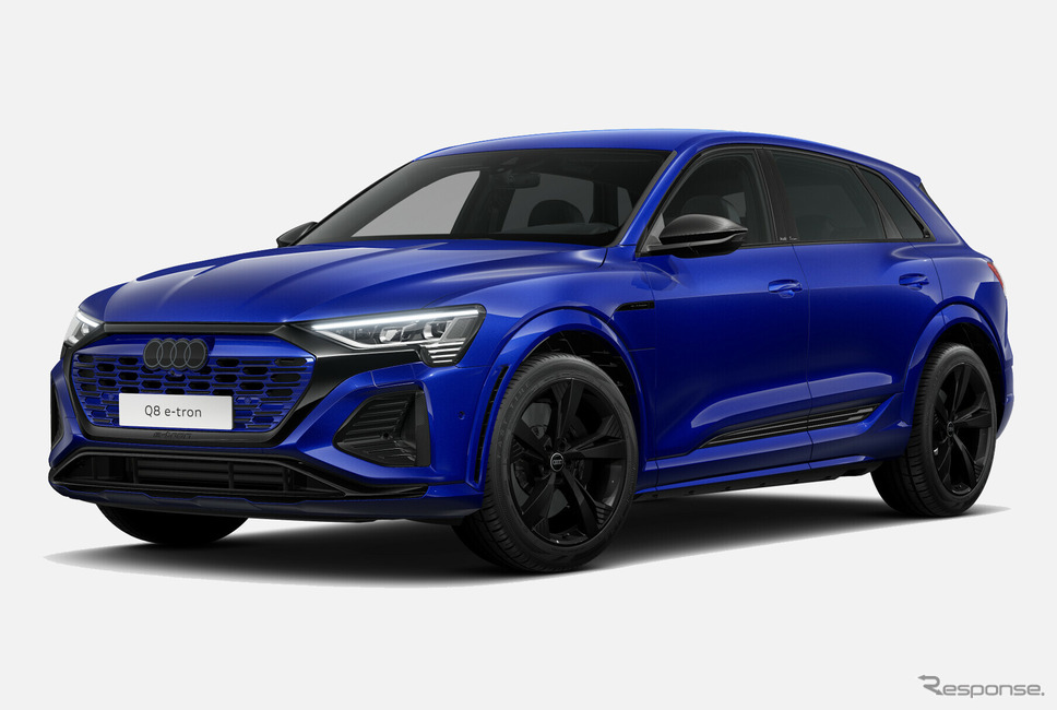 アウディQ8 e-tronの「Sラインコンペティション・エクステリアパッケージ」《photo by Audi》