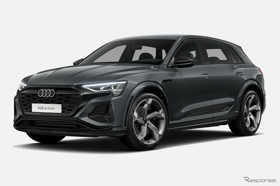 アウディQ8 e-tronの「Sラインコンペティション・エクステリアパッケージ」《photo by Audi》