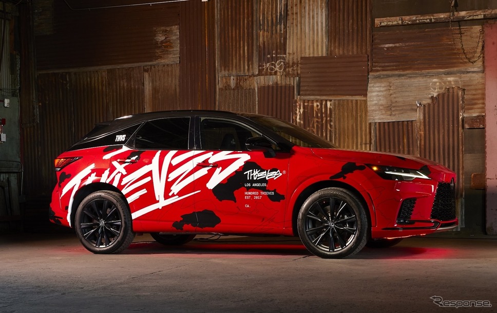 レクサスと「100 Thieves」のコラボによるRXのカスタマイズモデル《photo by Lexus》