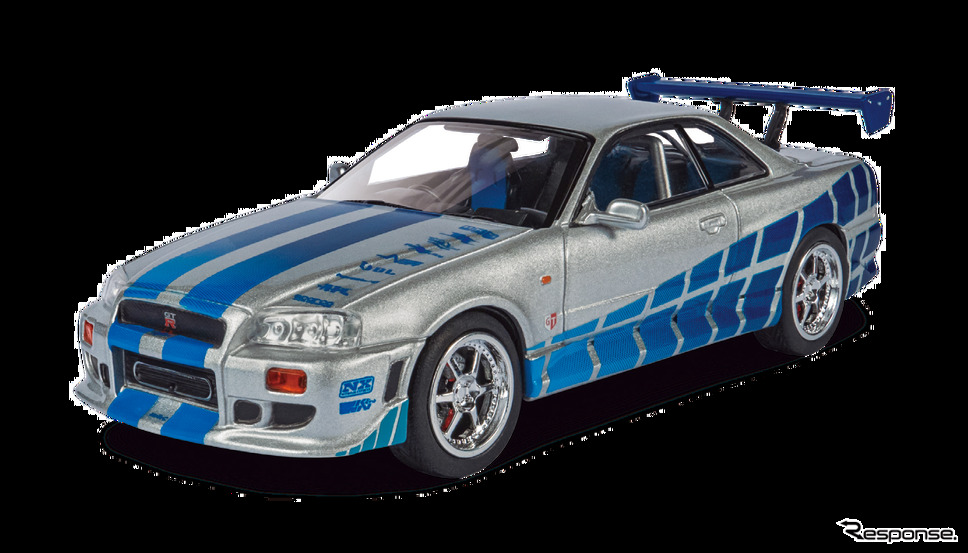 日産・スカイライン GT-R(R34)『ワイルド・スピードX2』《画像提供 デアゴスティーニ・ジャパン》