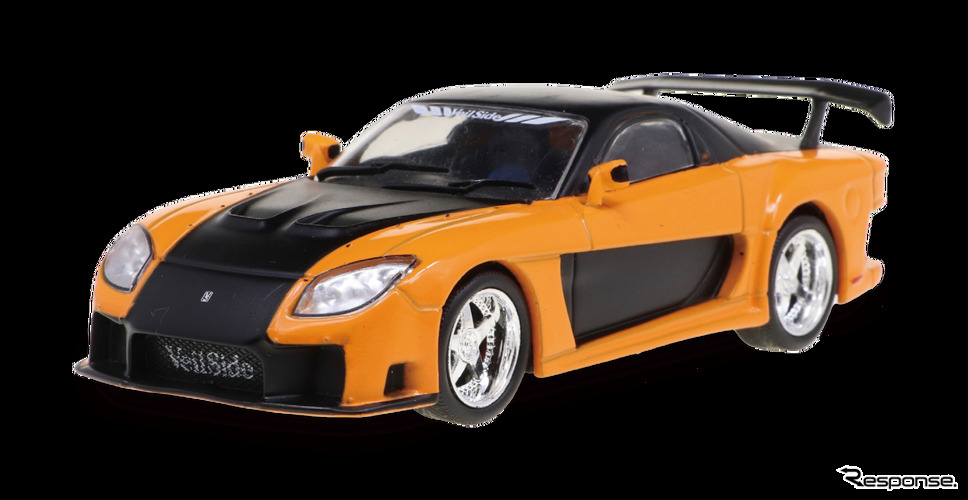 マツダ・RX-7『ワイルド・スピードX3 TOKYO DRIFT』《画像提供 デアゴスティーニ・ジャパン》
