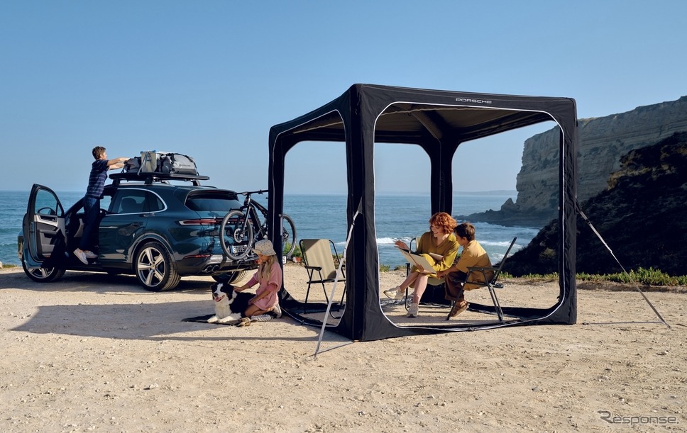 ポルシェの新型キャノピーテント《photo by Porsche》