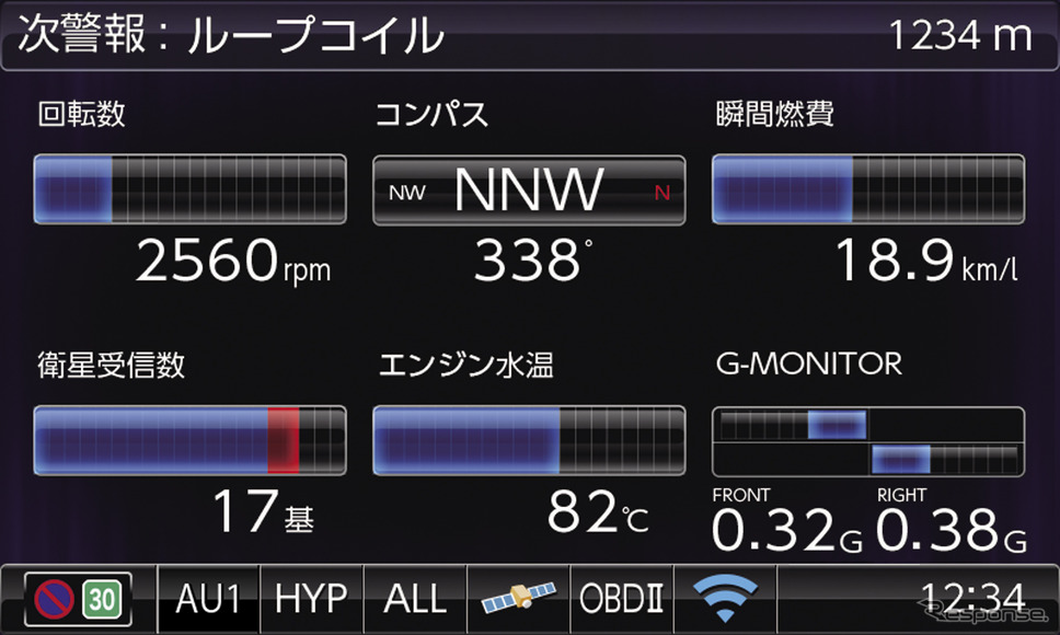 OBDIIアダプター接続対応《画像提供 BLITZ》